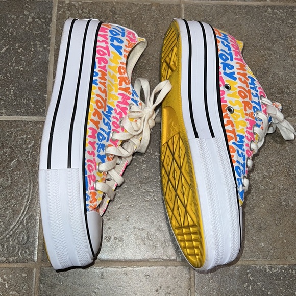 Converse Chuck Taylor My Story Sneakers Low Platform Women's Shoes sz 8.5 - Picture 3 of 6